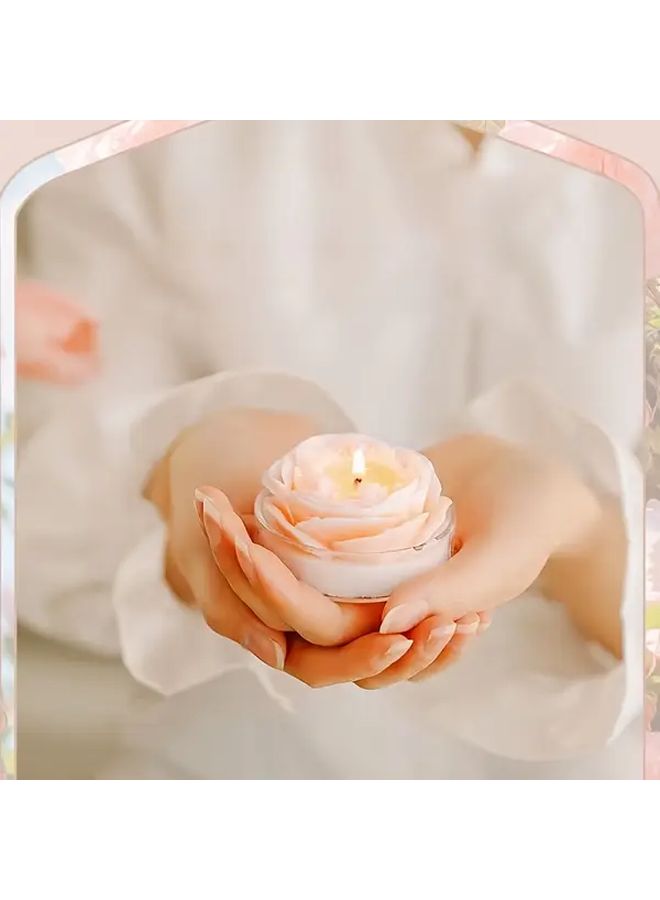 1pc DIY Rose Flower Silicone Mold For Candles And Gypsum Crafts - Image 2