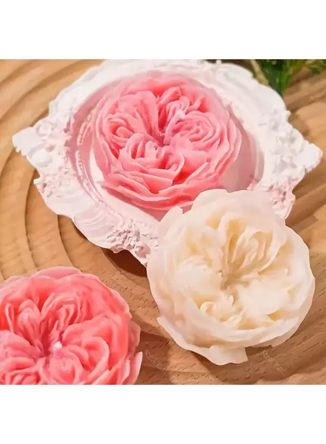 1pc DIY Rose Flower Silicone Mold For Candles And Gypsum Crafts - Image 4