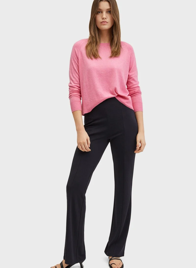 MANGO Crew Neck Sweaters