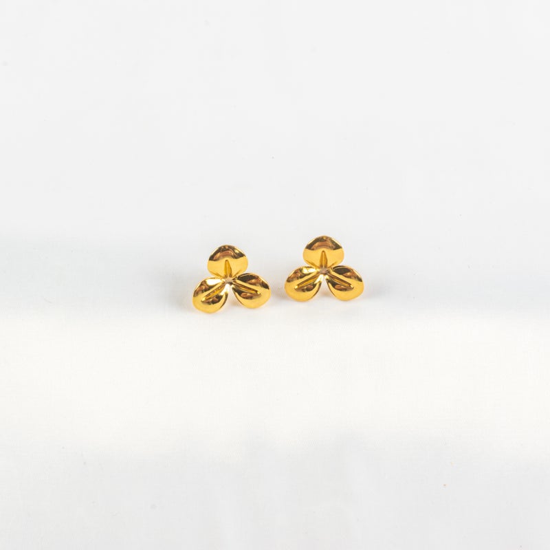 حلق أستانليس ستيل ذهبي - Image 1