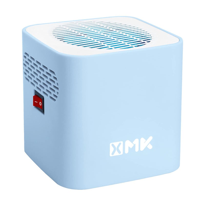 XMK RV Fridge Fan 3000 RPM Motor RV Refrigerator Fan with Easy On and Off Switch Multiple Side Vents Circulate Air Inside Efficiently Durable Construction Keeps Food Fresher Longer Blue