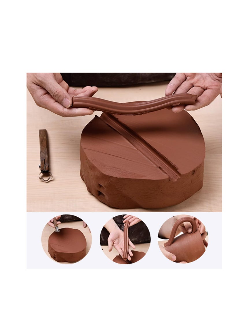Pottery Clay Sculpting Tools, for Tea Cup Mug Utensil Vase Handle Clay Cutters, Ceramic Clay Scraper Scratching Tools Adjustable Thick Cup Handle Maker Clay Sculpture, Innovative Design