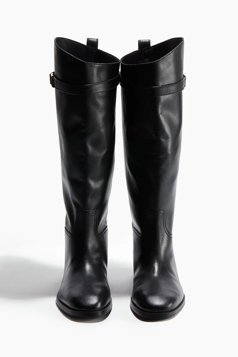 H&M Knee-high leather boots