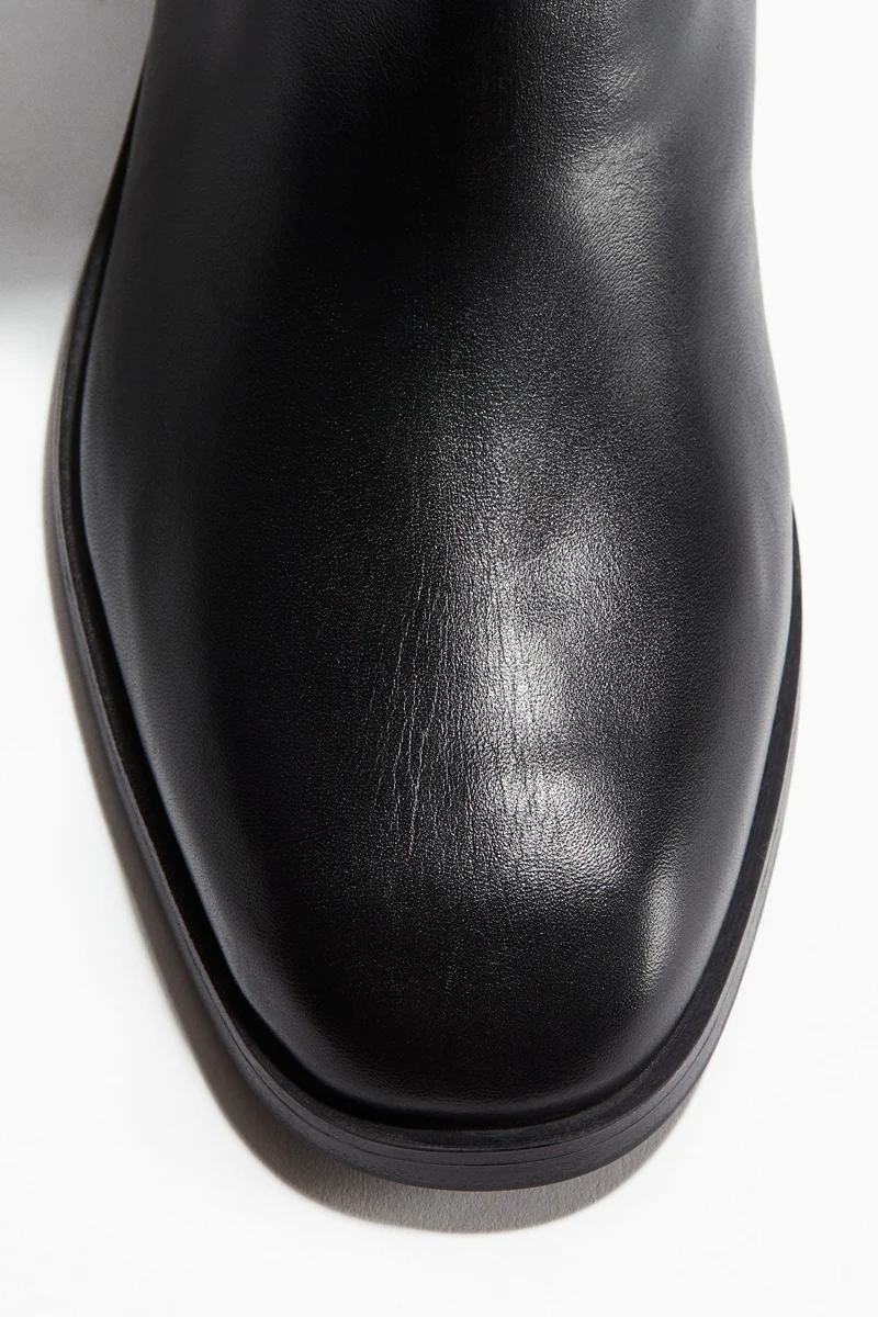 H&M Knee-high leather boots