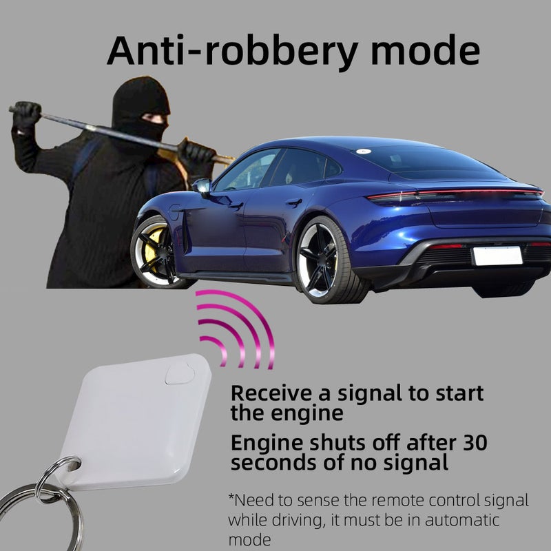 Car Wireless Immobilizer 12Volt Small Size Remote Control - Anti-Robbery Intelligent Induction Car Engine Lock for 12Volt Cars and Motorcycles - Image 2