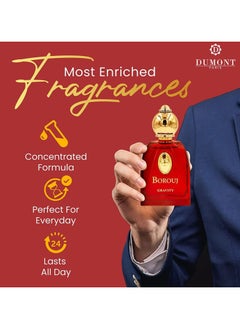 DUMONT PARIS Dumont BOROUJ Gravity Unisex Eau de Perfume, 85 ml  - Image 2