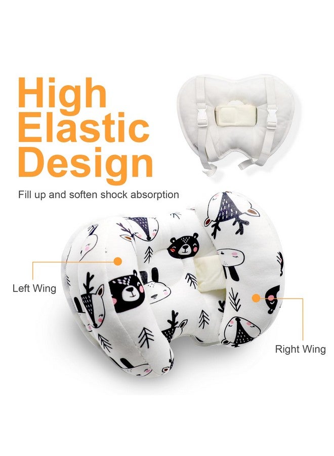 KAKIBLIN Baby Head Neck Support Pillow, 2 in 1 Banana Neck Pillow for Baby, Travel Pillow for Stroller Neck Support for Newborn, Adjustable Pillow for Head - Image 4