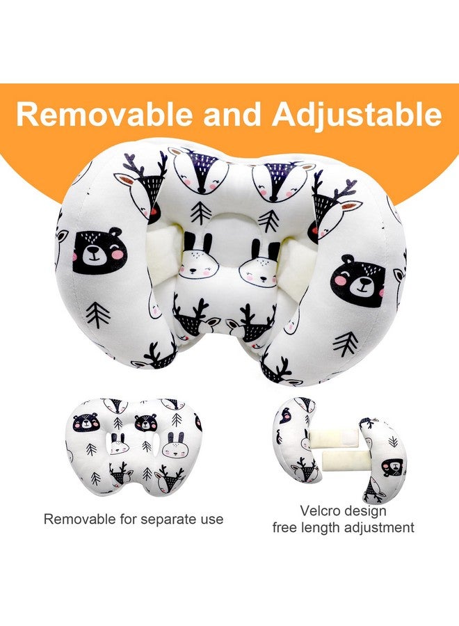 KAKIBLIN Baby Head Neck Support Pillow, 2 in 1 Banana Neck Pillow for Baby, Travel Pillow for Stroller Neck Support for Newborn, Adjustable Pillow for Head - Image 5