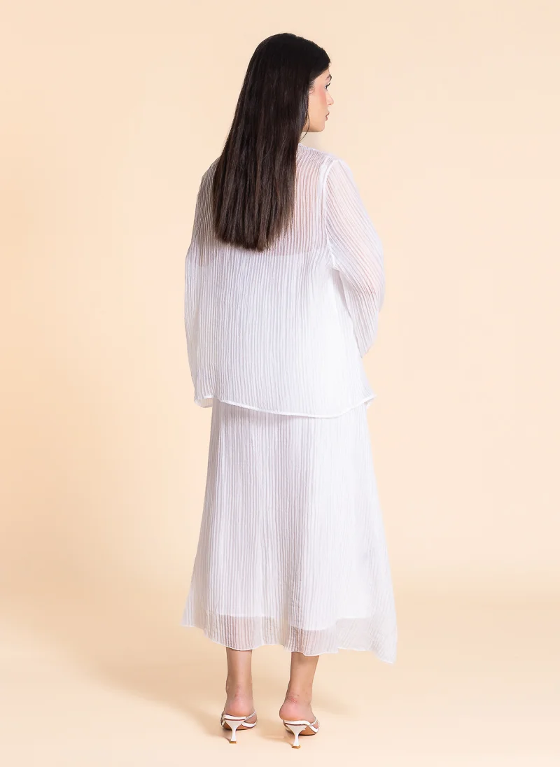 SHAPES Textured A-Line Dress