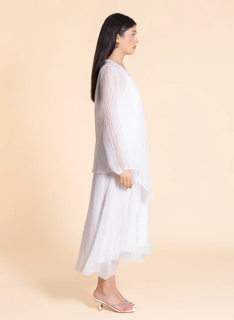 SHAPES Textured A-Line Dress