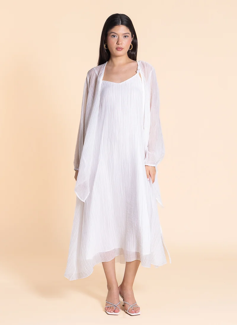 شايبس Textured A-Line Dress