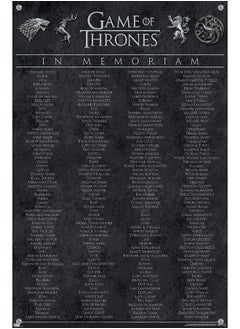 Trends International Game Of Thrones In Memoriam Wall Poster With Push Pins  - Image 5