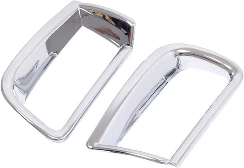 DEMULAX Chrome Fog Light Cover Trims for Toyota Prado FJ150