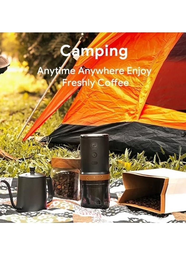 i cafilas - Portable Electric Coffee Maker | Outdoor Travel Coffee Electric Grinder with Drip Filter Brew | Travel Coffee Maker | 3 In 1 Grinder Coffee Maker | High-Speed Coffee Bean Grinder | Adjustable Grinding - Image 1