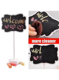 UCEC Labels For Party Buffet, Wood Mini Chalkboards Signs For Food With Stand, Food Signs For Party Buffet, For Message Board Signs, Place Cards For Weddings, Table Numbers, By Ucec  - Image 5