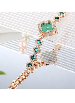 Generic Fashion Four Leaf Clover Watch Bracelet Casual Versatile Ladies Watch  - Image 2