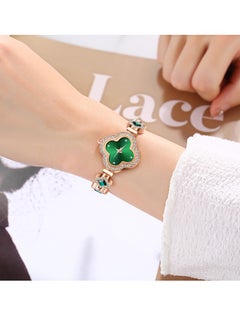 Generic Fashion Four Leaf Clover Watch Bracelet Casual Versatile Ladies Watch  - Image 3