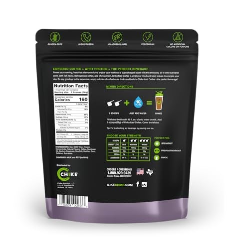 Chike Sweet Cream High Protein Iced Coffee 20 G Protein 2 Shots Espresso 2 G Sugar Keto Friendly and Gluten Free 14 Servings 178Ounce - Image 5