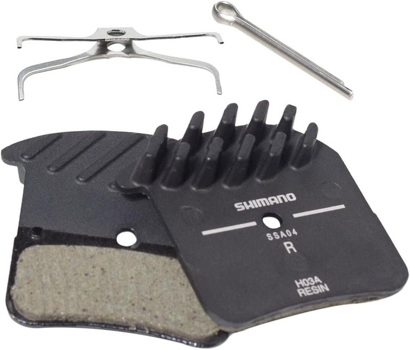SHIMANO Shimano H03A Resin Disc Brake Pads and Spring with Fins  - Image 2