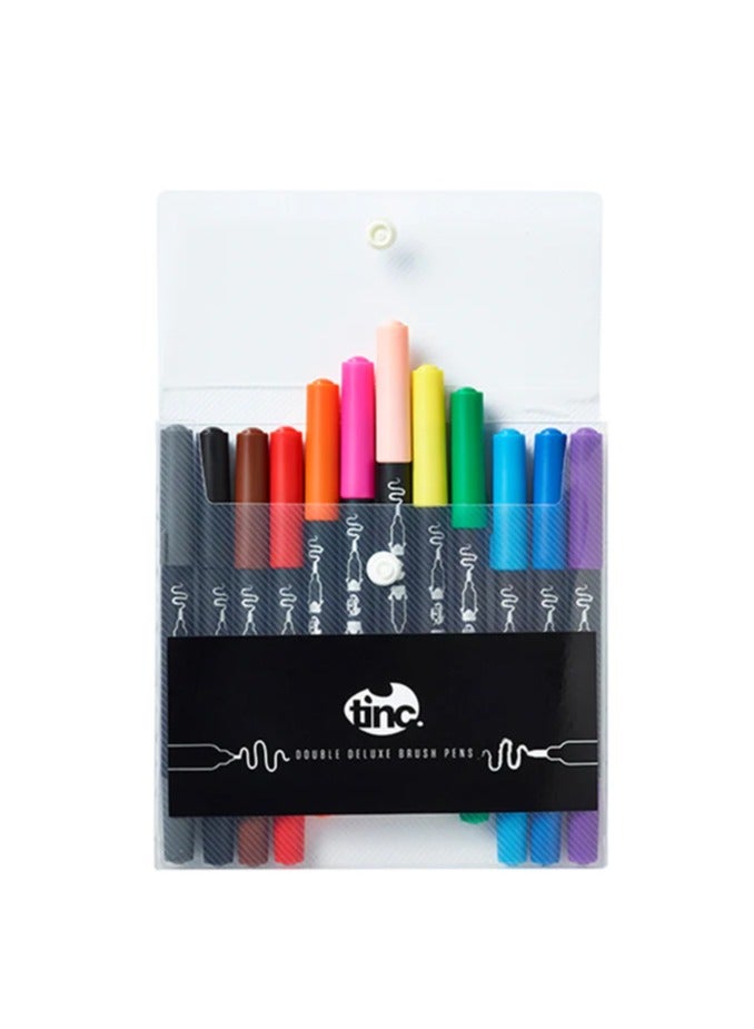 Tinc Multicolour Brush Pens Art Markers Set - Image 2