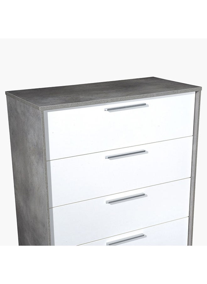 Home Box Patara Chest Of 5-Drawers 80x111.5x39cm  - Image 4