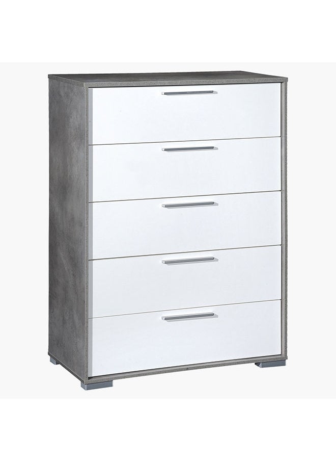 Home Box Patara Chest Of 5-Drawers 80x111.5x39cm  - Image 2