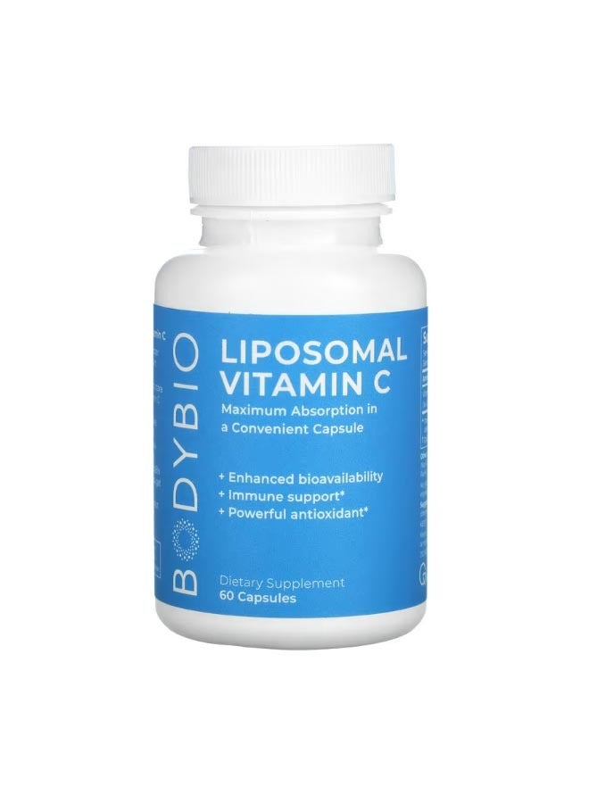 بودي بايو Liposomal Vitamin C 60 Capsules - Image 1