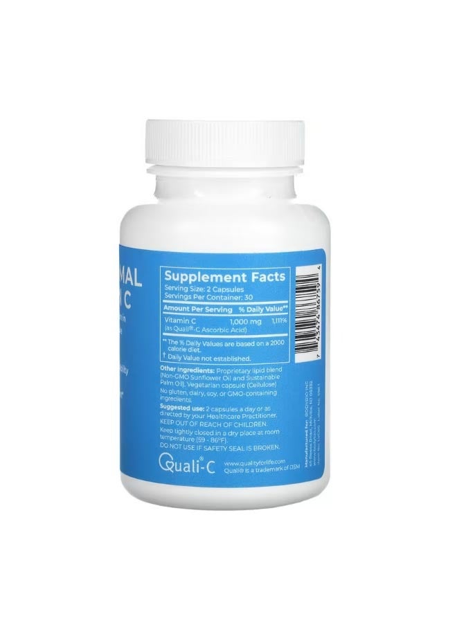 بودي بايو Liposomal Vitamin C 60 Capsules - Image 2