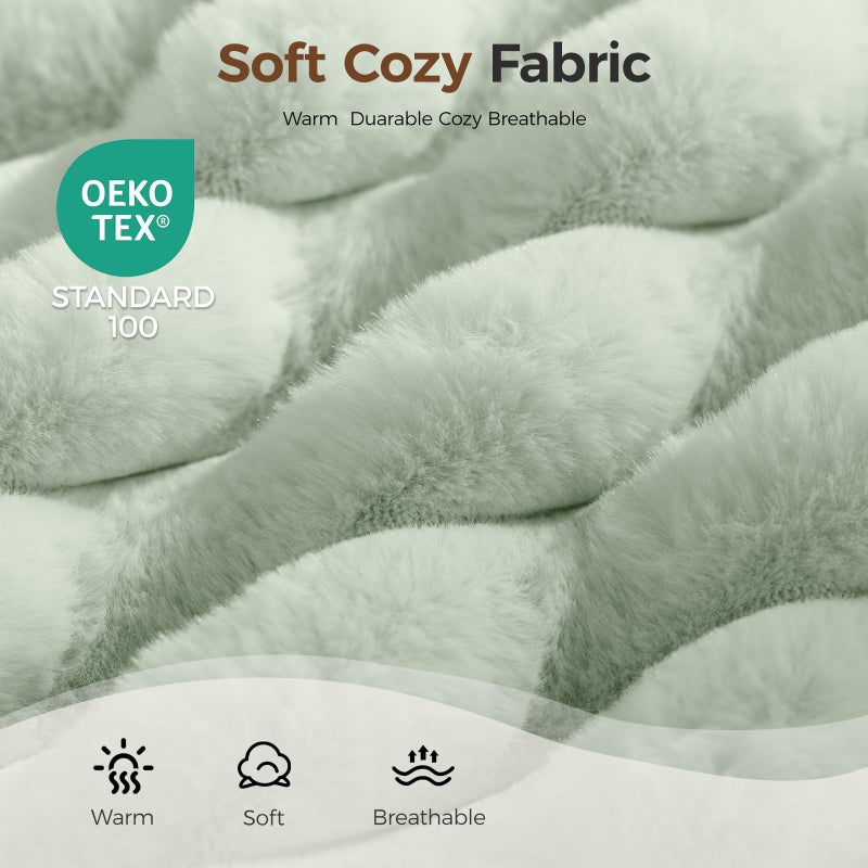 DOPEDIO Orthopedic Dog Bed for Large Dog, Waterproof Pet Bed,Non-Slip Bottom and Egg-Crate Foam with Removable Washable Cover Crate Bed,Green,36"x27"x3" - Image 2