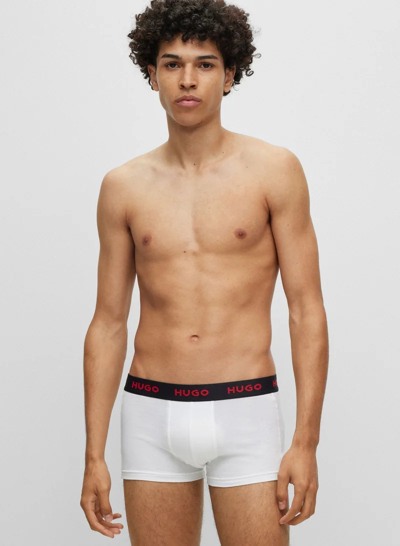 HUGO 3 Pack Logo Trunks