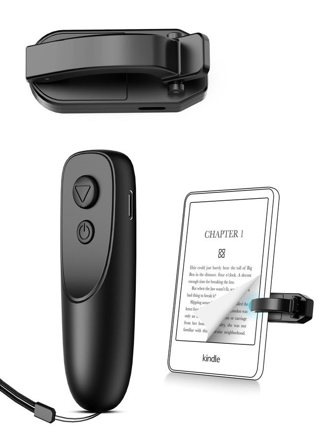 Fuloview Remote Control Page Turner for Kindle Paperwhite Kobo eReaders, Page Turner Clicker with Wireless Remote Compatible with iPad, Tablets, Cellphones - Image 1