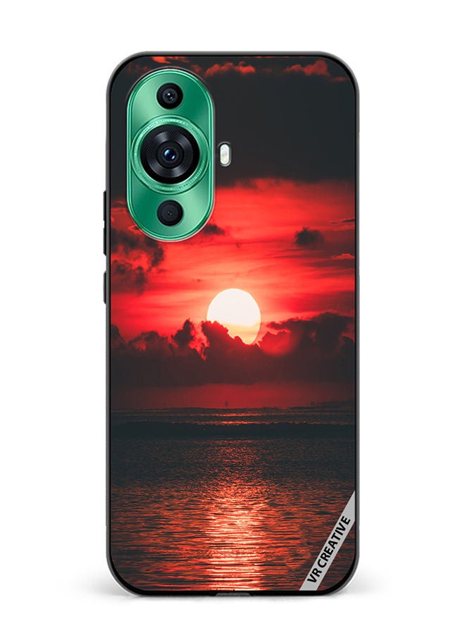 VR CREATIVE Protective Case Cover For Huawei nova 11 Loving Sun Design Multicolour - Image 1