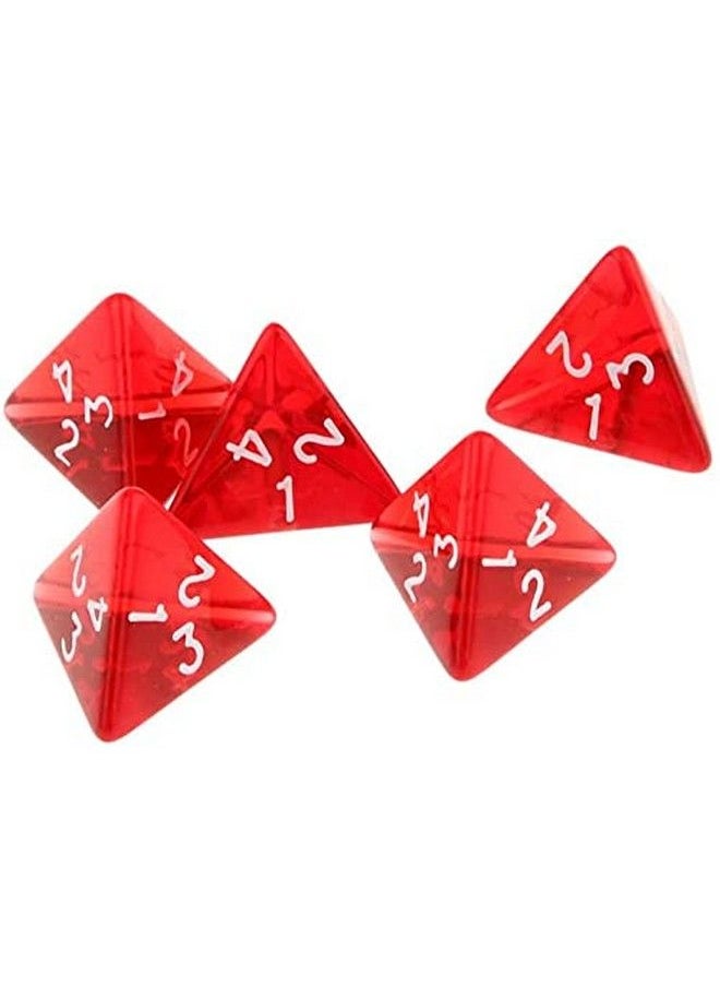 Marsrut 60 Gem Multisided Dices Polyhedral Dice Set D4 D&D Trpg Cup Games Red 60Pcs  - Image 5