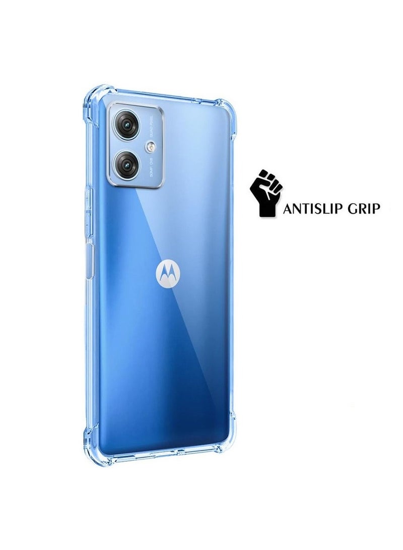 Techie Motorola Moto G14 TPU Bumper Corner Case with Camera Lens Protection Transparent Protective Back Cover - Image 5