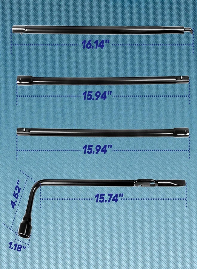 Reeauto Spare Tire Tool Kit with Spare Tire Jack Handle and Wheel Lug Wrench Compatible with 1999-2019 Silverado Tahoe Avalanche Suburban Sierra Yukon 02-18 Escalade - Image 3
