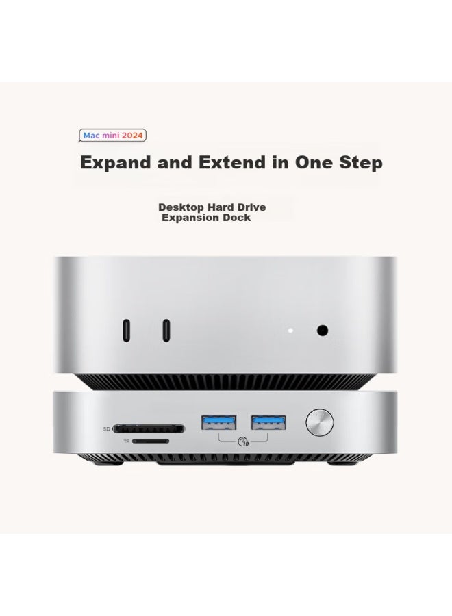 Orico Orico Hard Drive Enclosure Expansion Dock For Macmini M4, Storage Expansion M.2/Sd/Tf Interface, 40Gbps Speed, Compatible With Thunderbolt 4/3-Minilink - Image 1