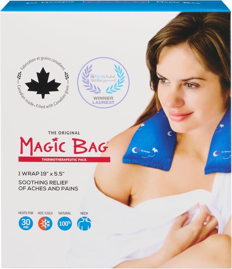 The Original Magic Bag Extended Compress, Hot/Cold Therapy for Stomach Pain Relief, Cordless Hot Cold Compress, 46 x 13.5 cm (18.1" X 5.3'')