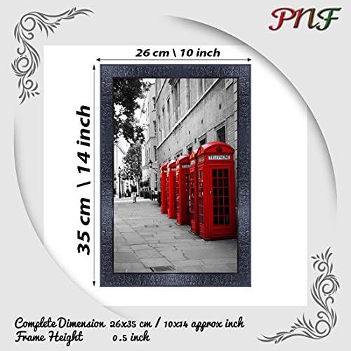 pnf London Landscape Scenery Wood Photo Frames with Acrylic Sheet (Glass) (10 * 14inch,Multicolour,Synthetic) 27937 - Image 2