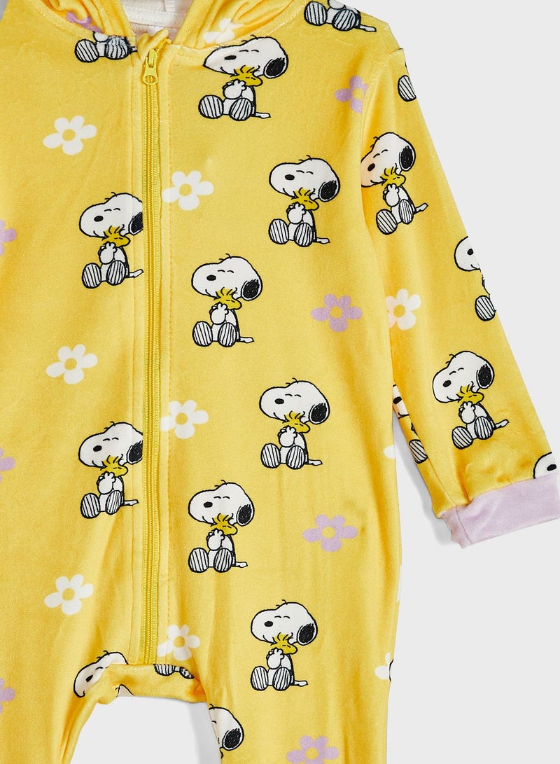 Peanuts Infant Snoopy Romper - Image 3