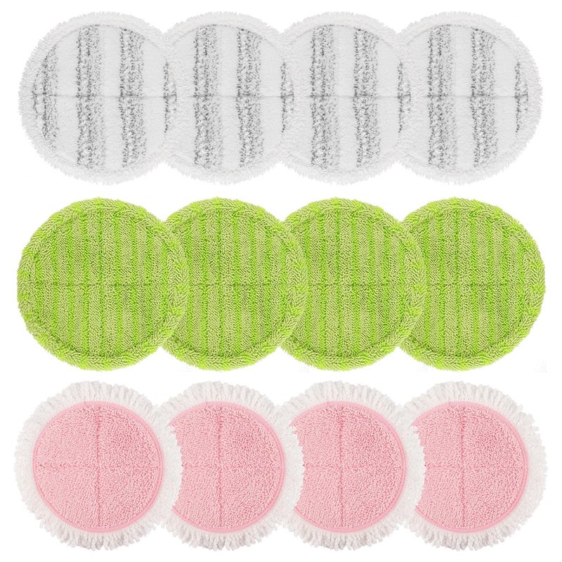 BeiLan Electric Mop Pads - 12 Pack Replacement Electric Cleaning Pads for G700 & P700 Mop - 6.3 inch Cleaning & Waxing Mop Pads - Image 1