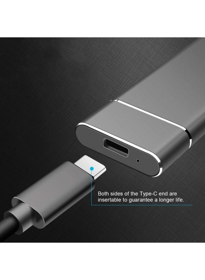 Portable External Hard Drive, Type C USB 2.0, 2TB, Red - Image 3