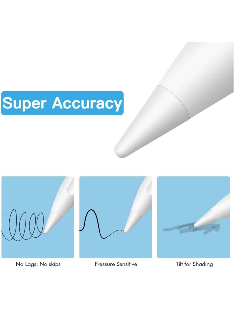 Y&D - 4 Pack Replacement Tips for Apple Pencil, High Sensitivity Pencil pencil Nibs Compatible 1st & 2nd - Image 1