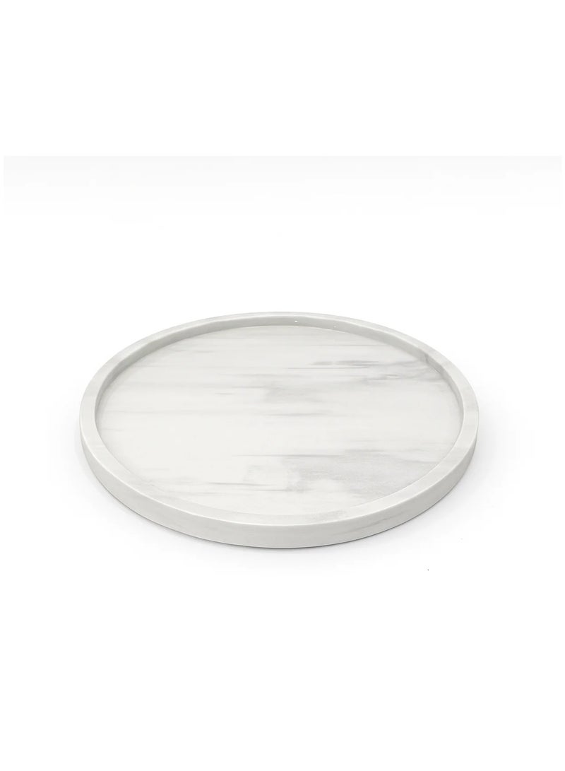 كارارا كولتيكتون ويت ماربلى تراى روند شاب هاندماد ماربلى بريميوم حميز ديكور - Image 3