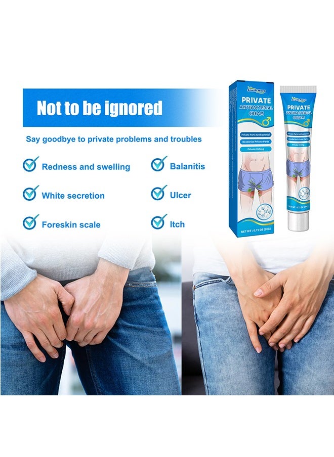 Private Antibacterial Cream,Private Itching Cream,External Itching Relief Cream,Fast Relieves The Itching,Male Private Care Itch Relief Cream,Mens Private Part Itching Cream 20g