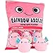 REFAHB Cute Axolotl Plush Toy Removable Salamander Animal Stuffed Plush Pillow Kawaii Plush Cushion Toy Game for Kids Girls Birthday Gift 6pcs a Bag Pink - Image 4