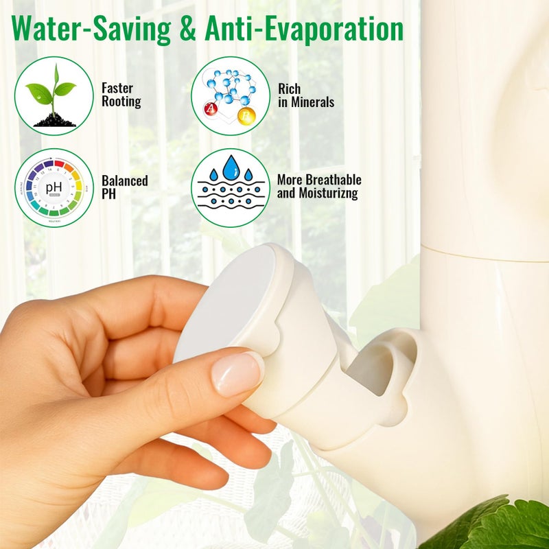 Saillong Caps Compatible with Gardyn yPod Hydroponic System, ABS Plastic Covers for Grow Cubes, Reusable Hydroponic Pod Accessories for Vertical Garden (20 Pcs,Solid Design (no Hole)) - Image 4