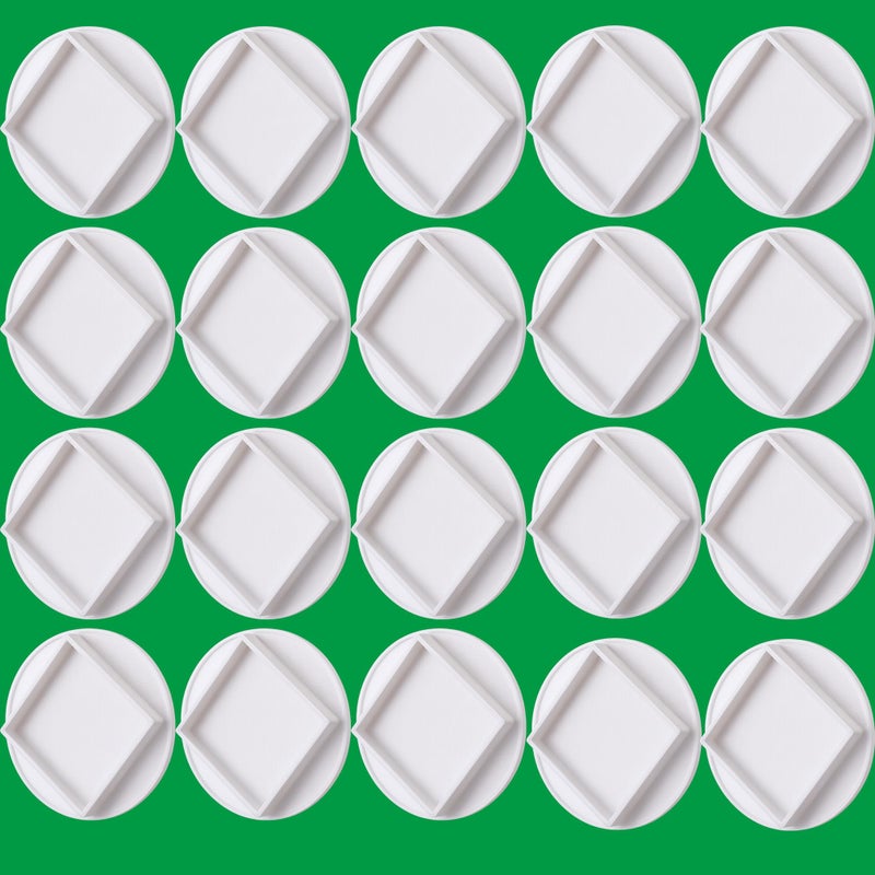Saillong Caps Compatible with Gardyn yPod Hydroponic System, ABS Plastic Covers for Grow Cubes, Reusable Hydroponic Pod Accessories for Vertical Garden (20 Pcs,Solid Design (no Hole)) - Image 1