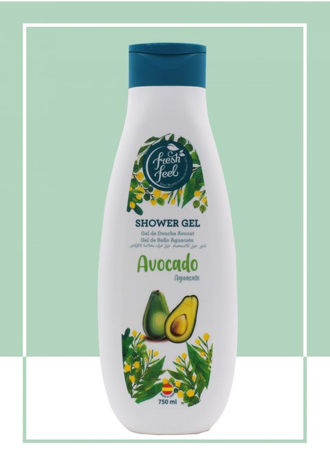 Fresh Feel Shower Gel Direction 750 ml with avocado