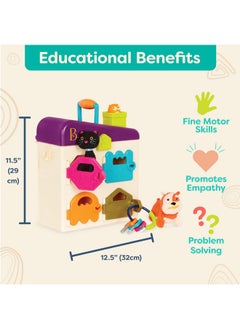 B. Toys Toy Vet Set For Toddlers, Kids Pet Care Set Pretend Play Set Vet Clinic, Tools, Plush Toys 2 Years + Pet Vet  - Image 3