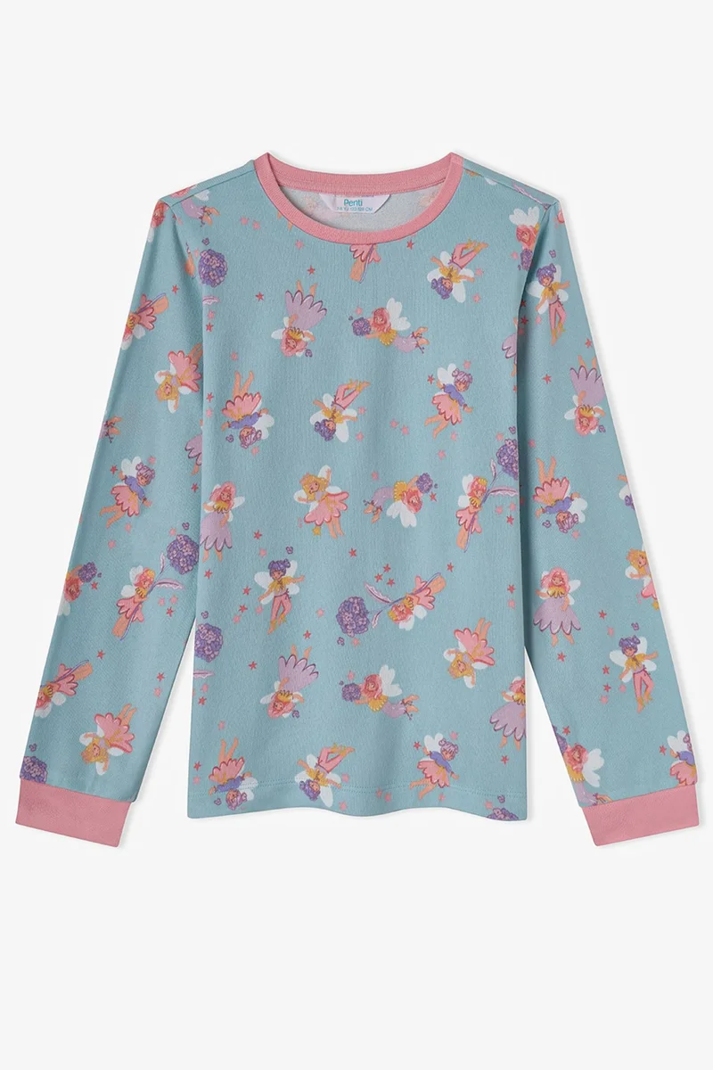 Penti PENTI Girls' Fairy Bloom Long Sleeve Pajama Set